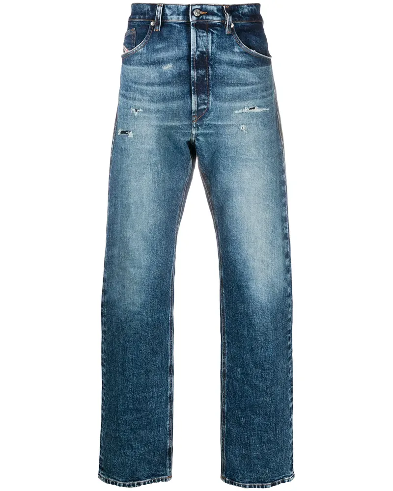 Diesel Gerade 'D-Macs' Jeans - Blau Blau