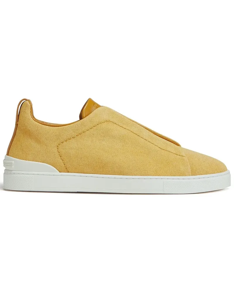 Ermenegildo Zegna Triple Stitch Sneakers - Gelb Gelb