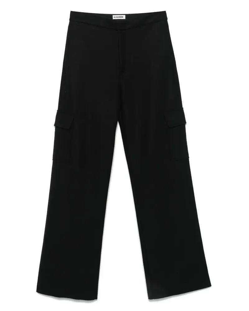 Jil Sander Klassische Cargohose - Schwarz Schwarz