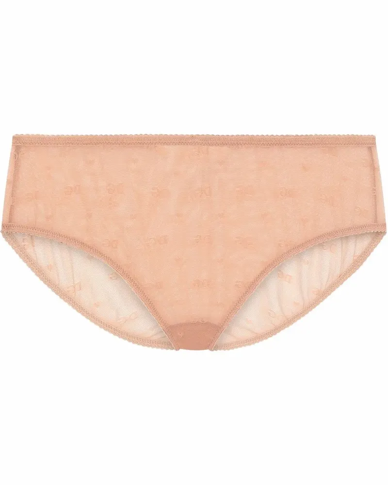 Dolce & Gabbana Slip aus Jacquard-Tüll - Rosa Rosa