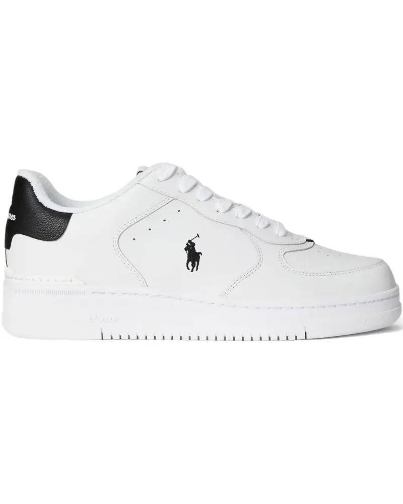 Ralph Lauren Masters Court Sneakers - Weiß Weiß