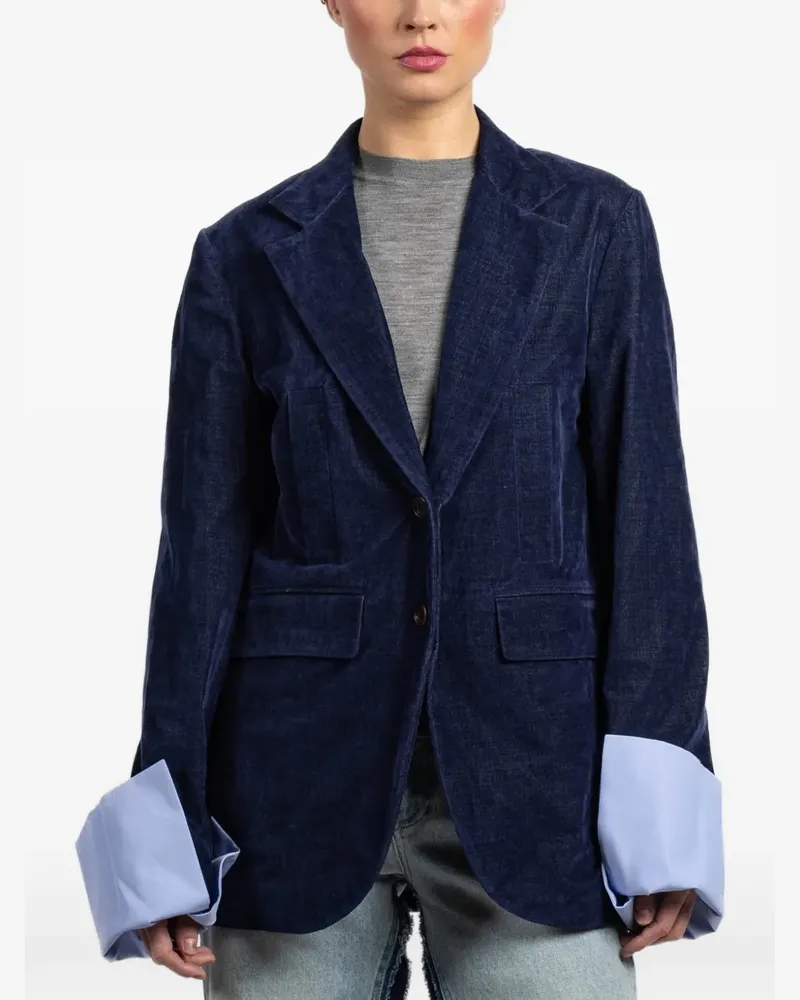 Jejia Harry cuff blazer - Blau Blau