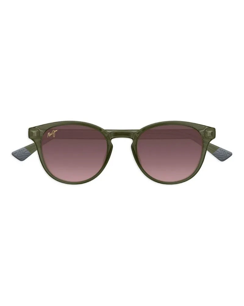 Maui Jim Sonnenbrille mit rundem Gestell - Grün Grün