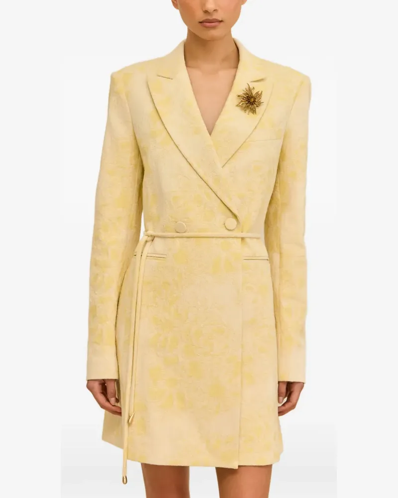 Cult Gaia Benney Blazer mit Gürtel - Gelb Gelb
