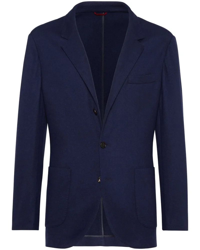 Brunello Cucinelli Sakko aus Kaschmir - Blau Blau