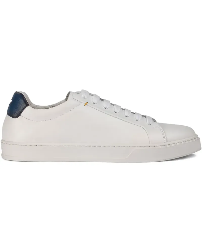 Doucal´s lace-up leather sneakers - Weiß Weiß