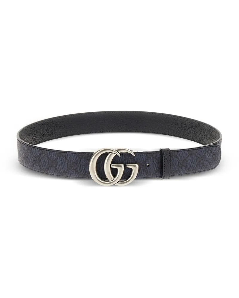 Gucci Wendbarer GG Marmont Gürtel - Blau Blau