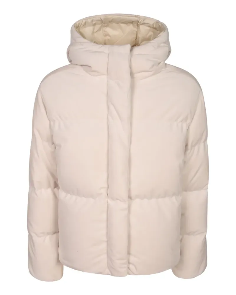 Moncler Enigme Daunenjacke mit Kapuze - Nude Nude