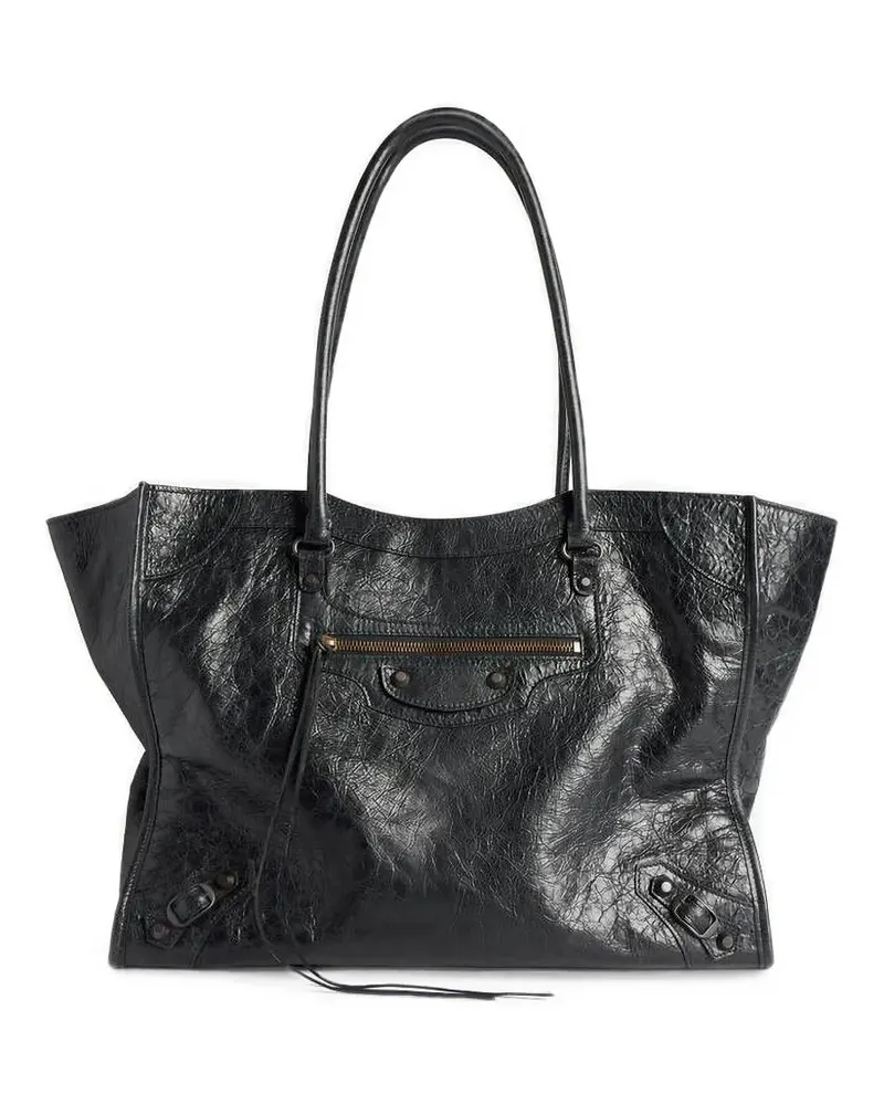 Balenciaga Mittelgroße Le City Tote Bag - Schwarz Schwarz
