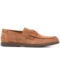 Doucal´s Penny-Loafer aus Wildleder Braun