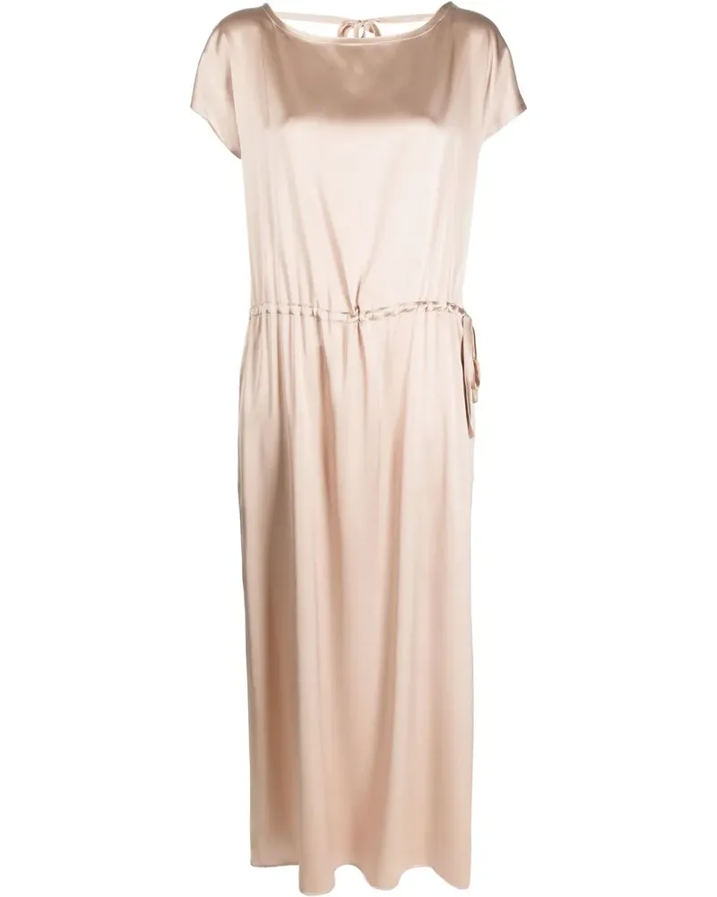 ALYSI Kleid aus Satin - Nude Nude