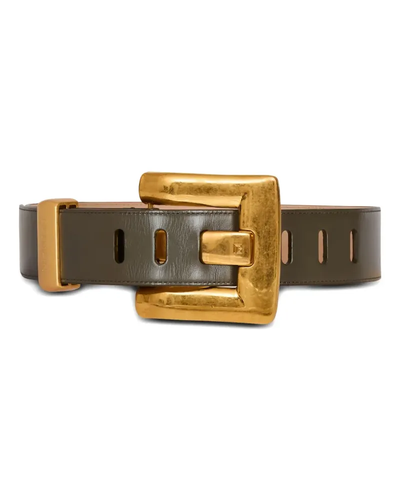 Balmain Anthem Gürtel - Grün Grün