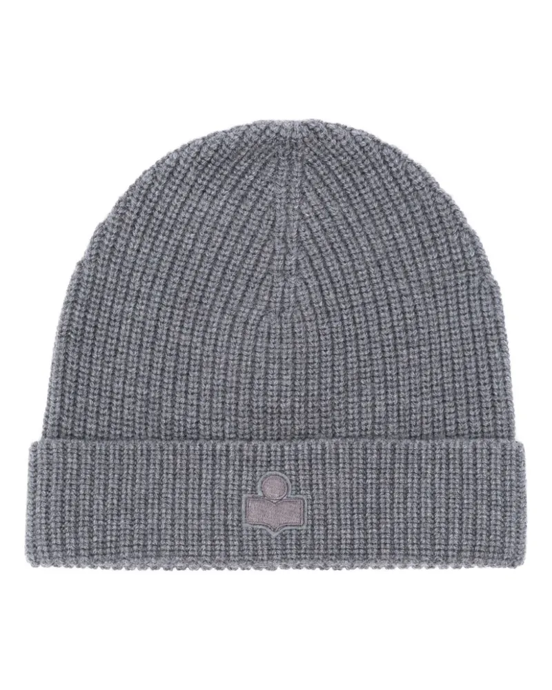 Isabel Marant Gerippte Bayle Beanie - Grau Grau