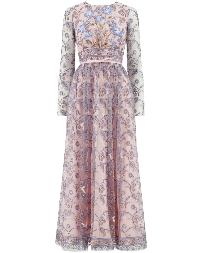 Giambattista Valli Minikleid mit Stickerei - Rosa Rosa