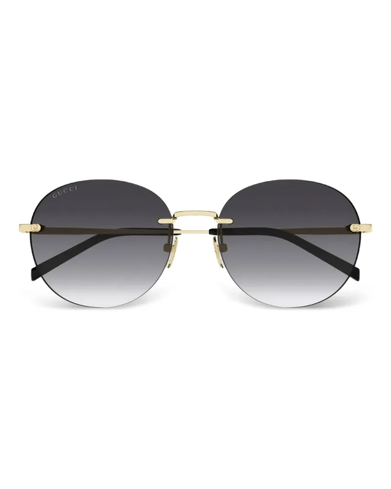 Gucci round-frame sunglasses - Gold Gold