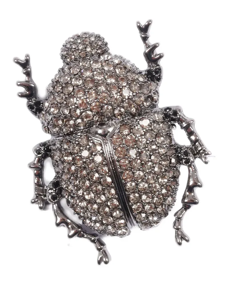Max Mara Pirro Brosche - Silber Silber