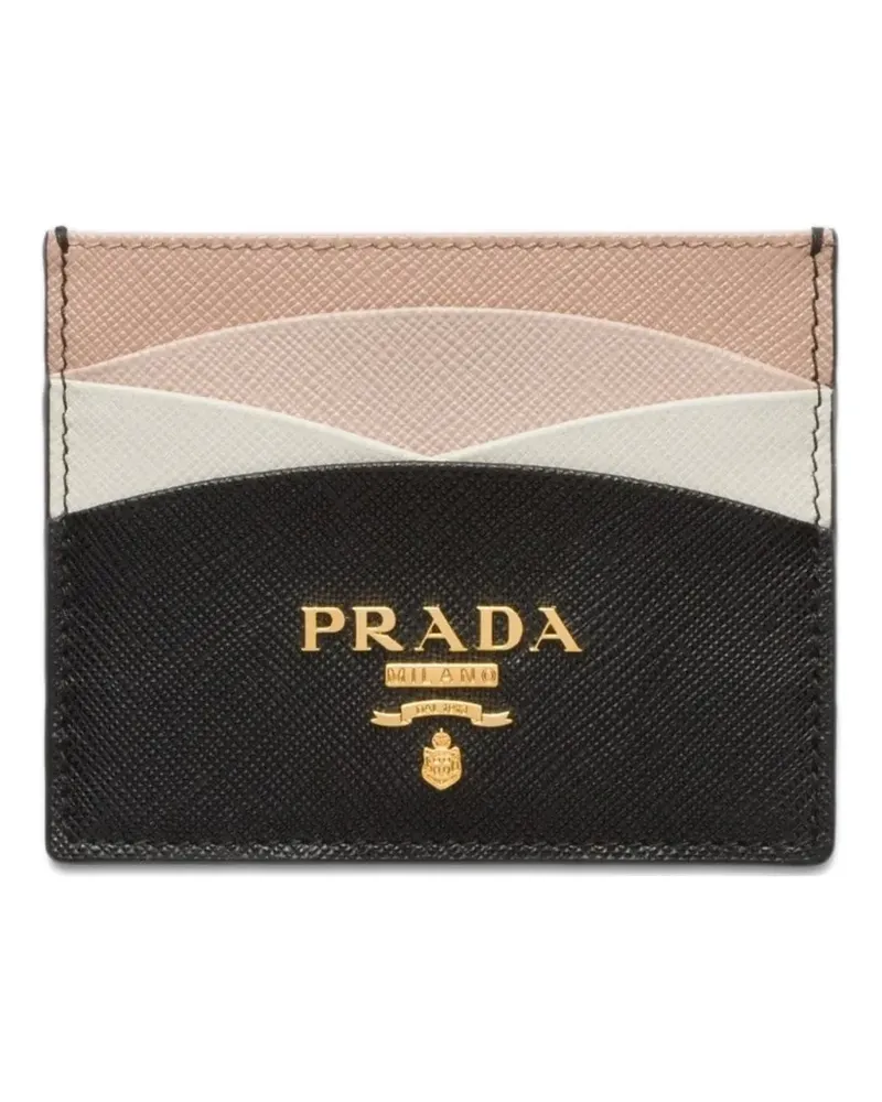 Prada leather card holder - Schwarz Schwarz