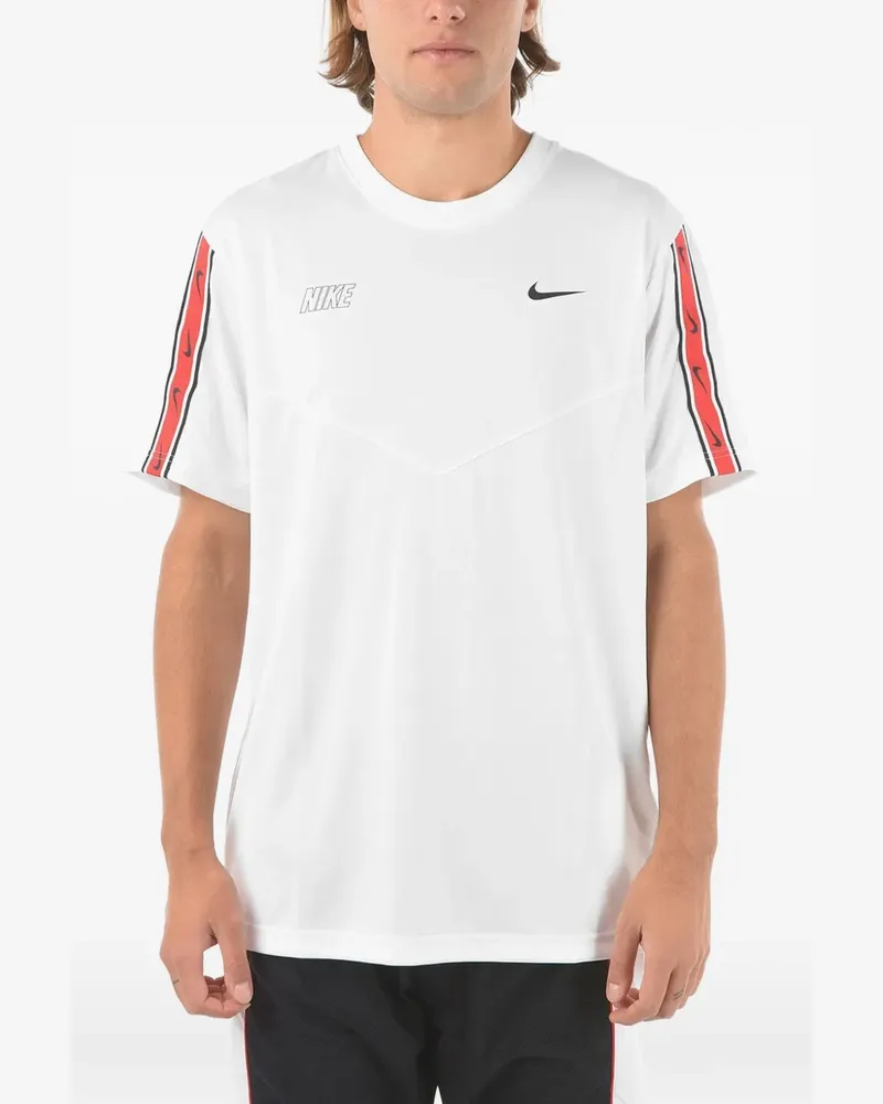 Nike T-Shirt mit Logo-Print - Weiß Weiß