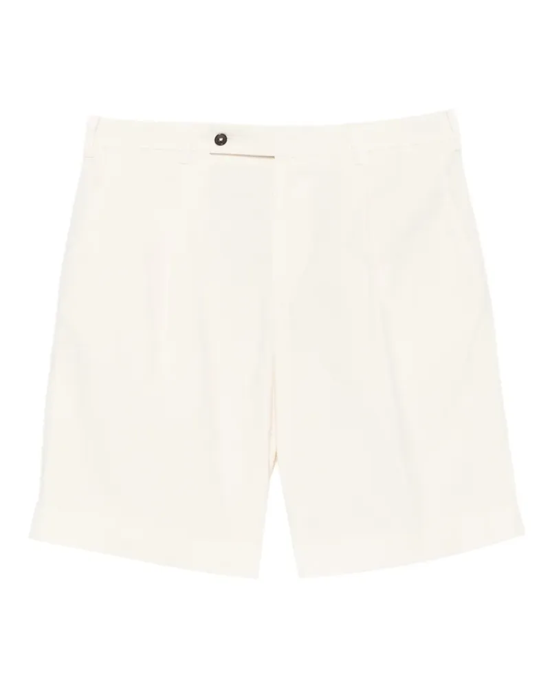 Berwich button pleated shorts - Nude Nude