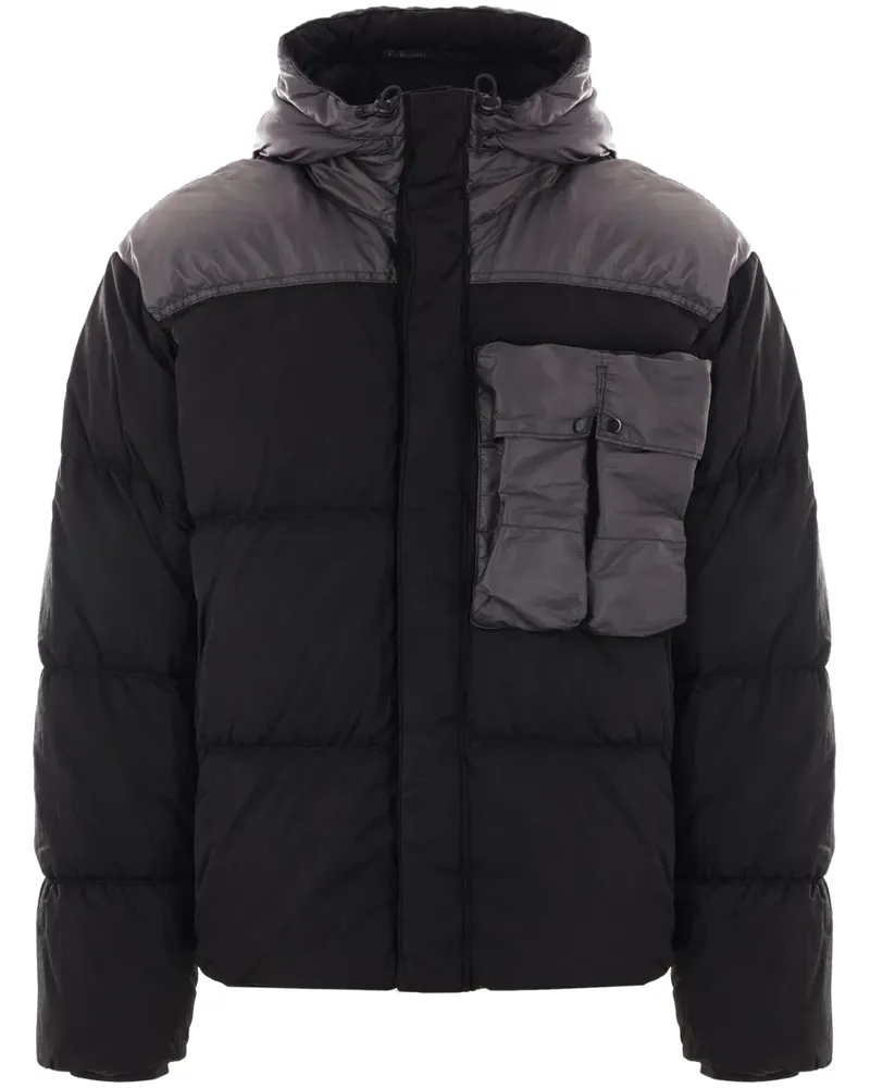 C.P. Company Eco Chrome-R Daunenjacke - Schwarz Schwarz