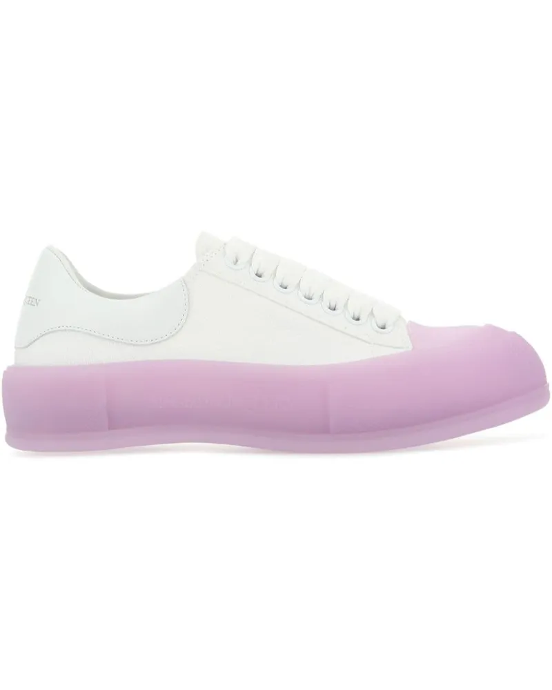 Alexander McQueen Sneakers mit Kontrastsohle - Weiß Weiß