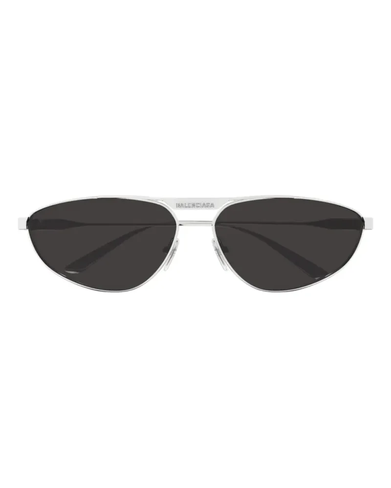 Balenciaga Klassische Cat-Eye-Sonnenbrille - Silber Silber