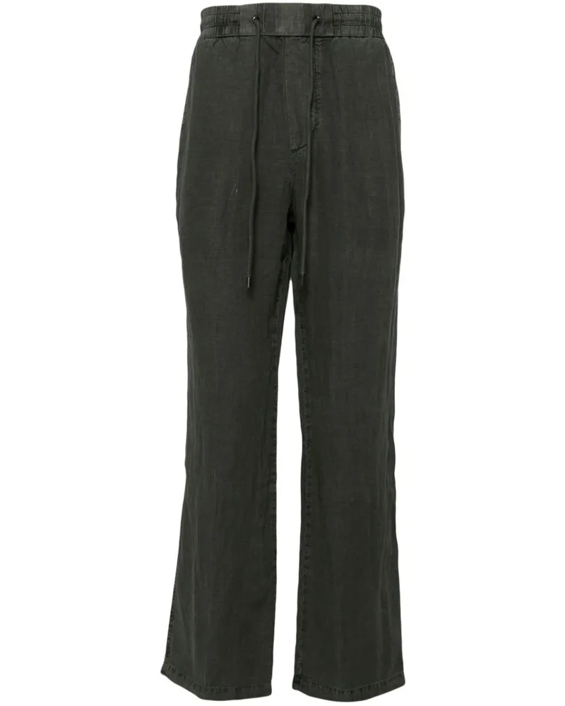 James Perse Leinenhose mit Kordelzug - Grün Grün