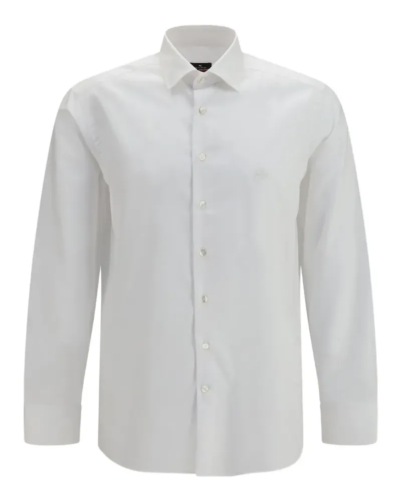 Etro Roma logo-embroidered shirt - Weiß Weiß