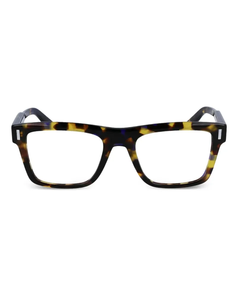 Calvin Klein rectangle-frame glasses - Braun Braun