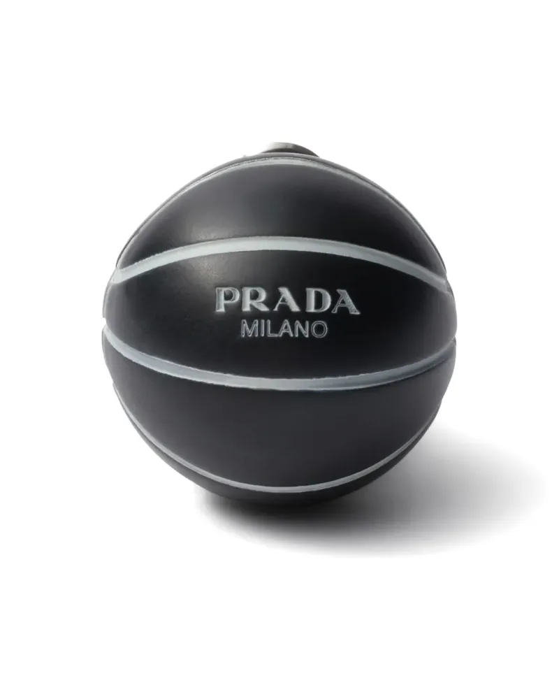 Prada Basketball Ohrclips - Schwarz Schwarz
