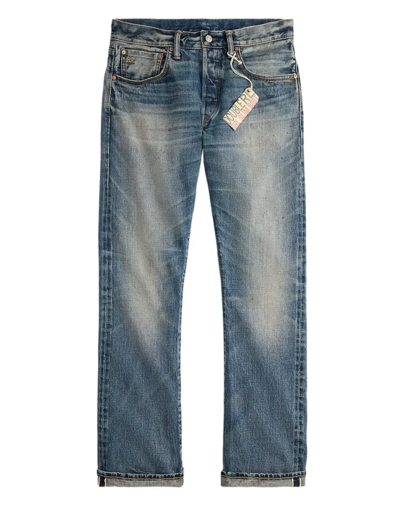 Ralph Lauren Jeans mit Knopfverschluss - Blau Blau