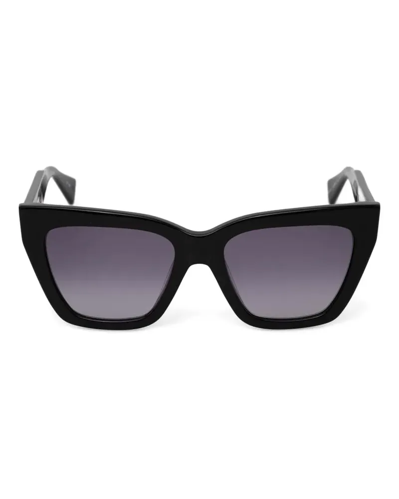 AllSaints Minerva Sonnenbrille - Schwarz Schwarz