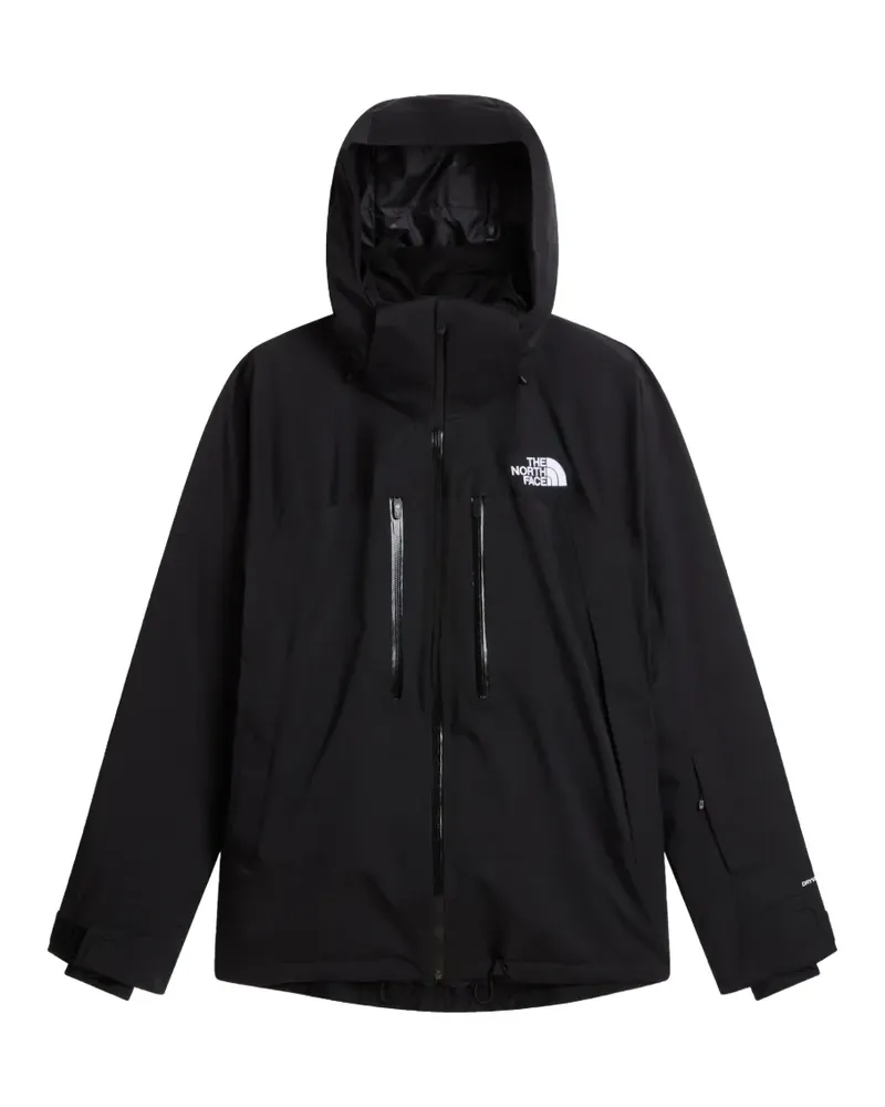 The North Face logo-print hooded jacket - Schwarz Schwarz