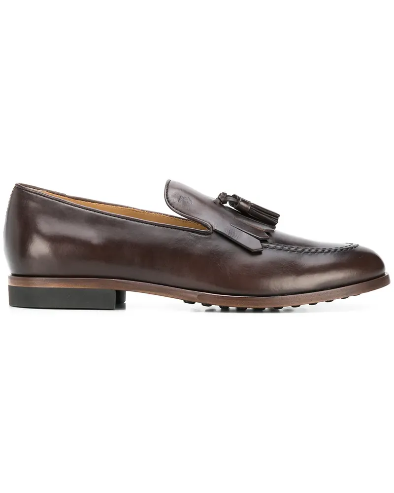 TOD'S Loafer mit Zierlasche - Braun Braun