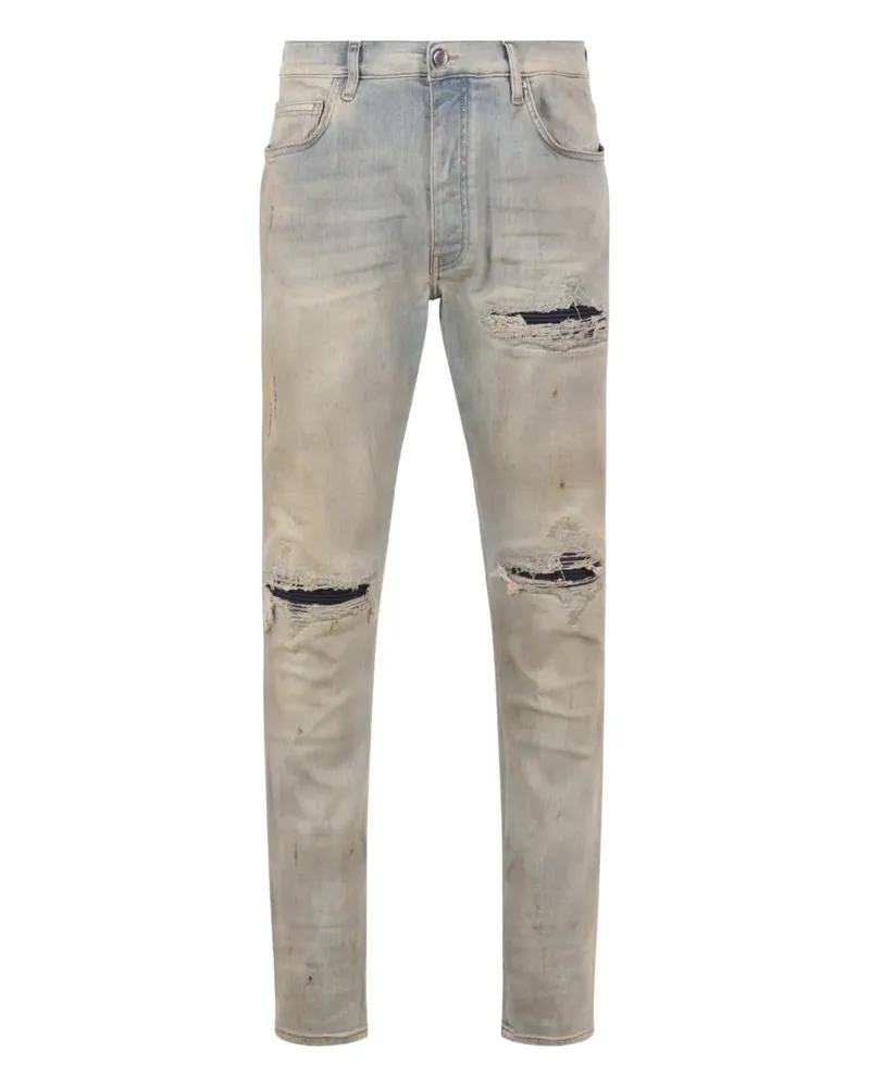 Amiri Skinny-Jeans im Distressed-Look - Nude Nude