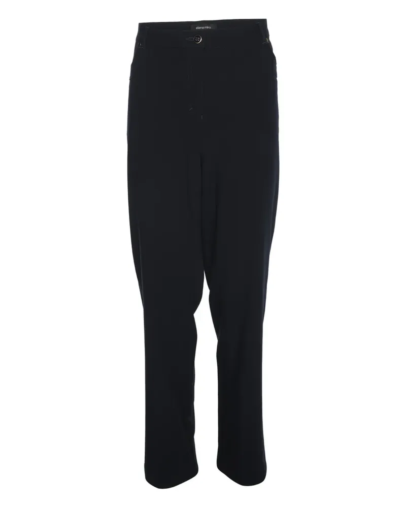 Elena Mirò Hose aus Satin - Schwarz Schwarz