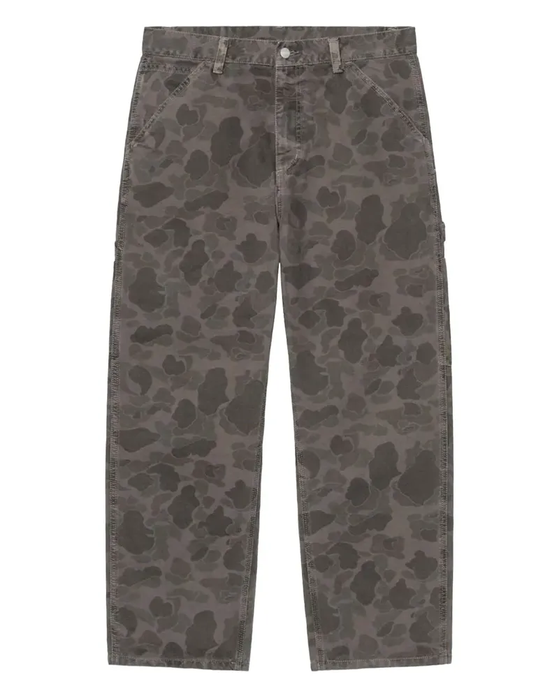 Carhartt WIP Hose mit Camouflagemuster - Braun Braun