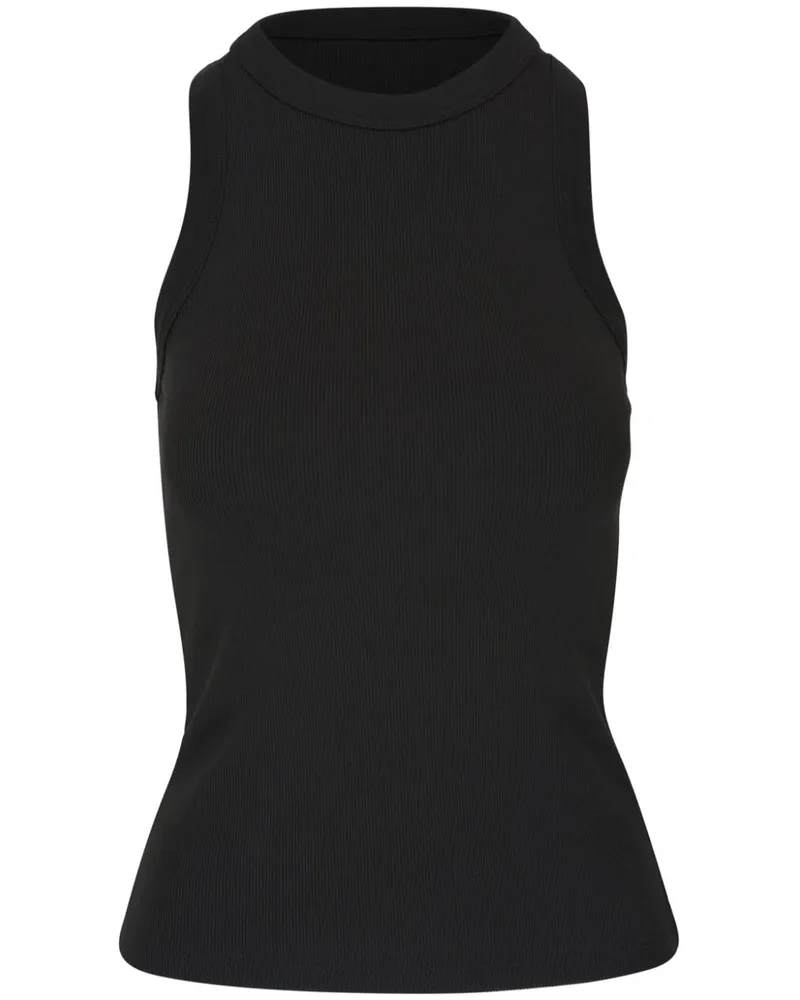 Veronica Beard Geripptes Top - Schwarz Schwarz