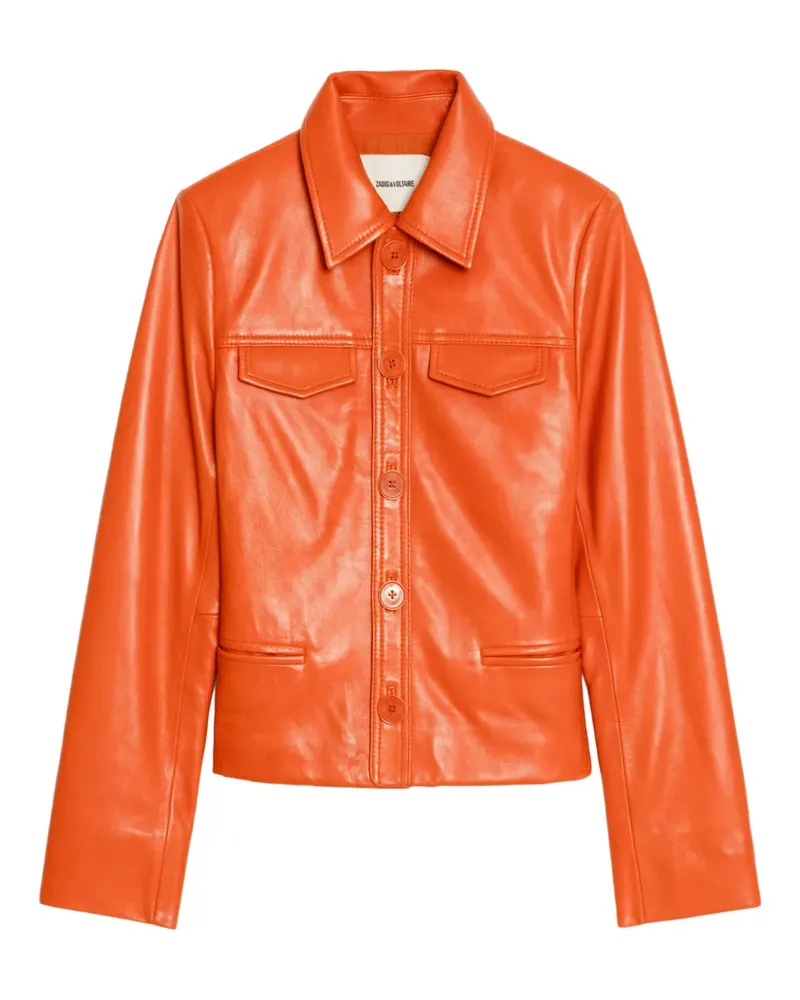 Zadig & Voltaire Geknöpfte Liam Jacke - Orange Orange