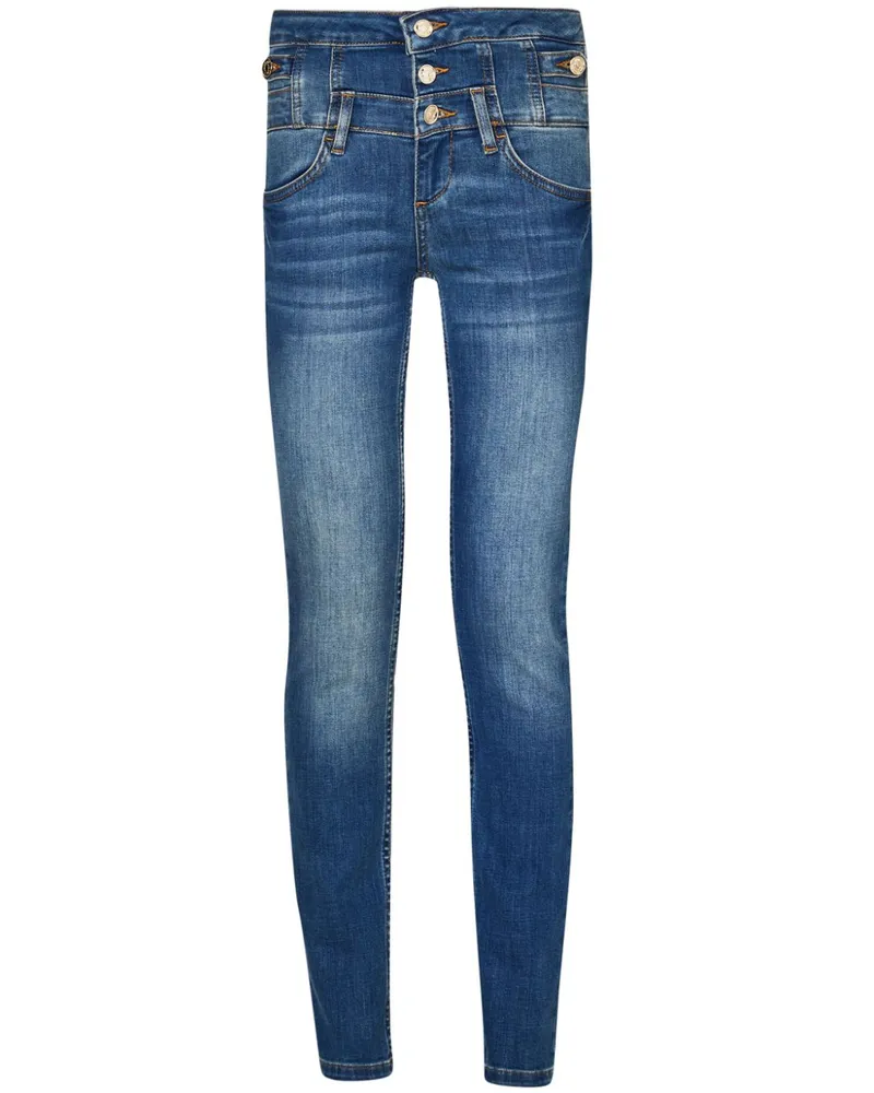 Liu Jo Skinny-Jeans mit Knöpfen - Blau Blau