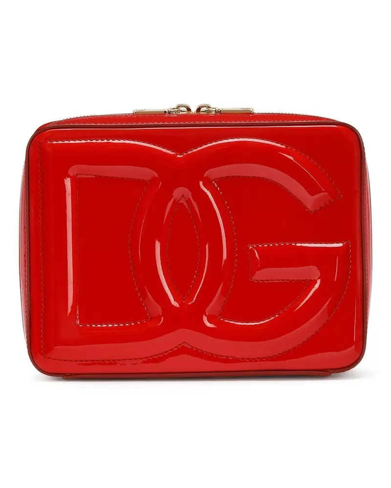 Dolce & Gabbana Mittelgroße Kameratasche DG-Logo - Rot Rot