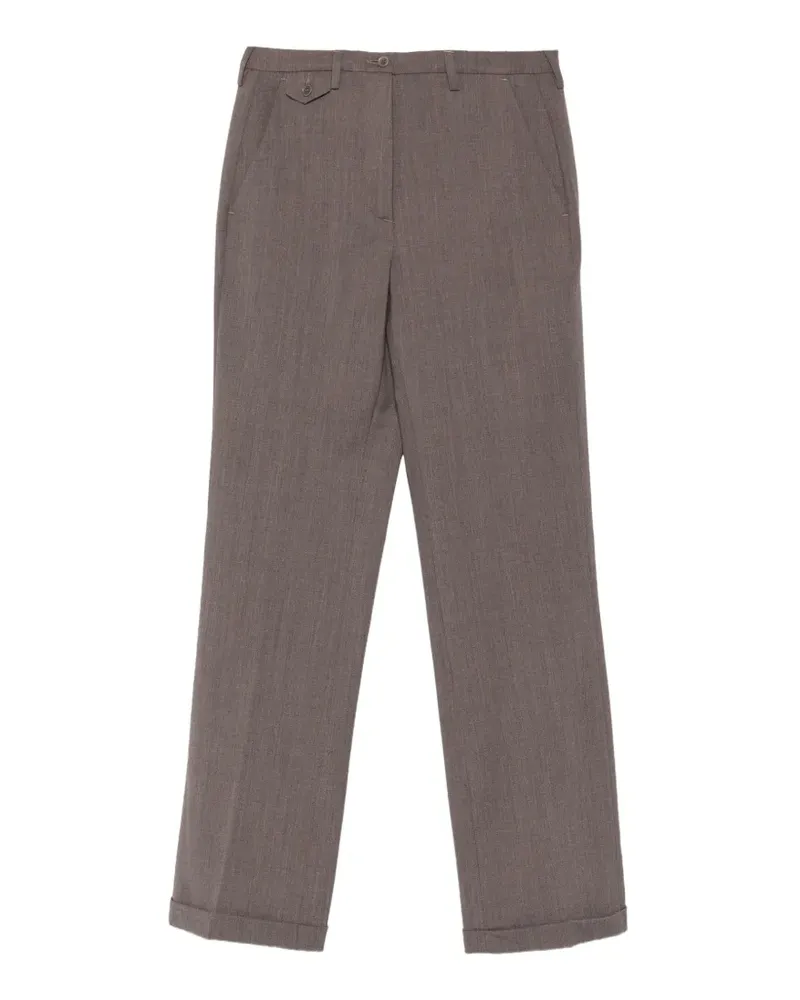 Seventy Geknöpfte Hose - Braun Braun