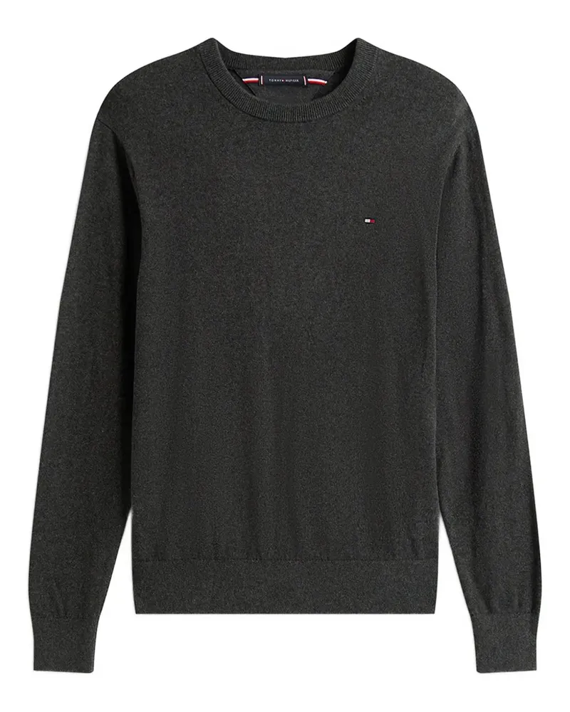 Tommy Hilfiger logo-embroidered top - Grau Grau