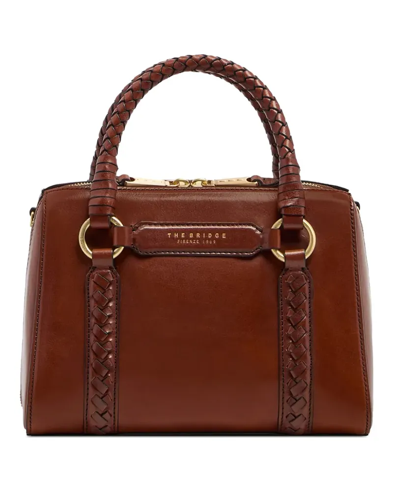 The Bridge Mini-Tasche mit Flechtriemen - Braun Braun