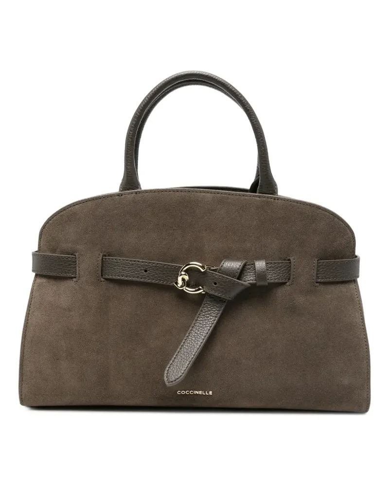 Coccinelle suede shoulder bag - Braun Braun