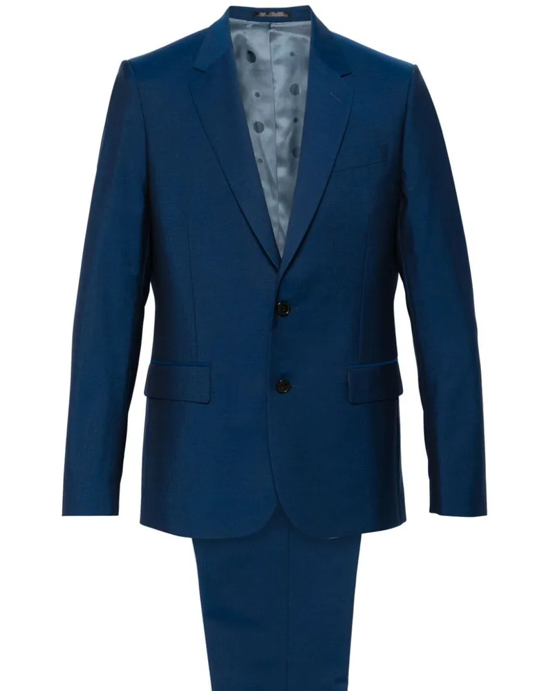 Paul Smith Einreihiger Anzug - Blau Blau
