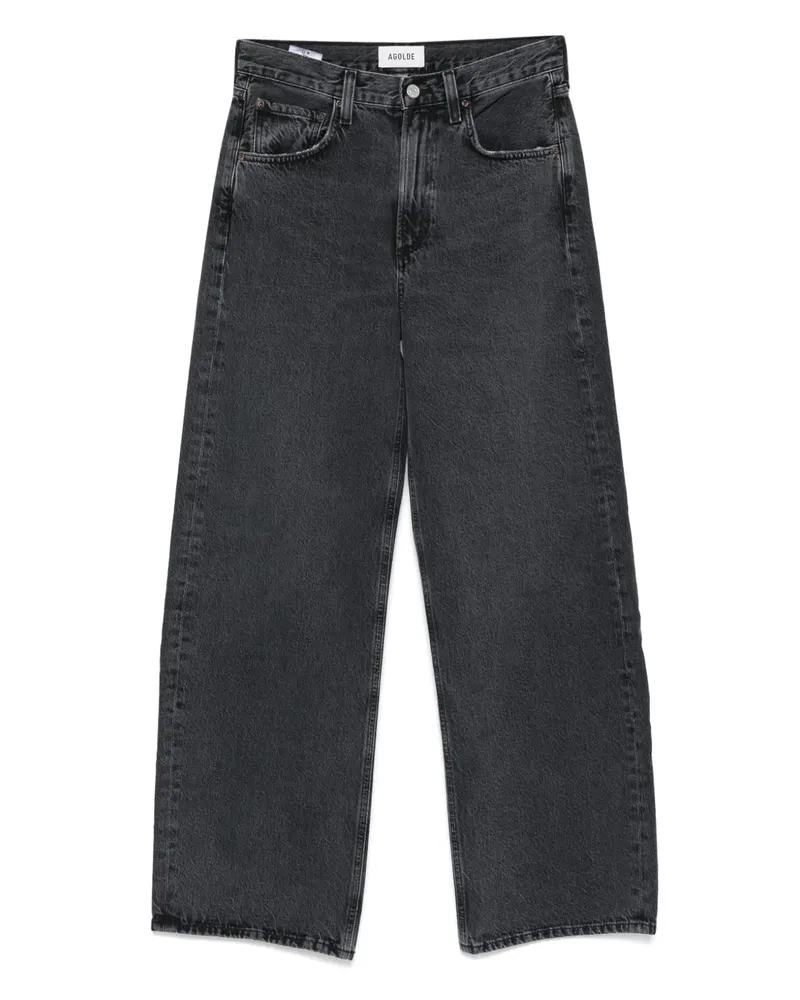 AGOLDE Jeans mit weitem Bein - Schwarz Schwarz
