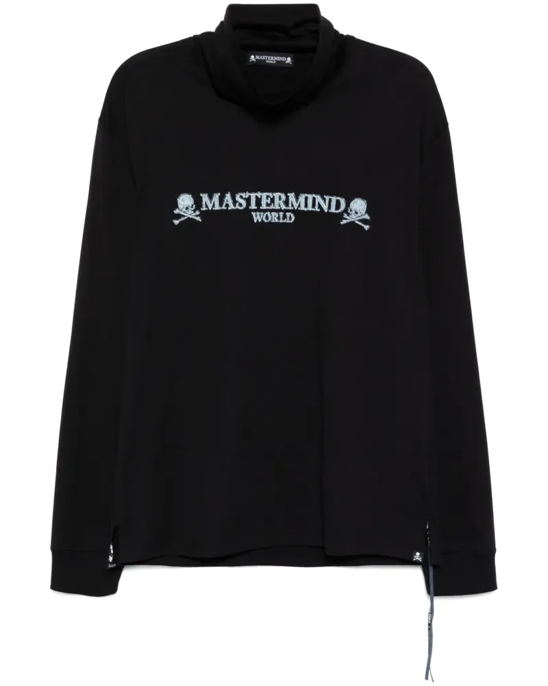 Mastermind World T-Shirt mit Logo-Print - Schwarz Schwarz