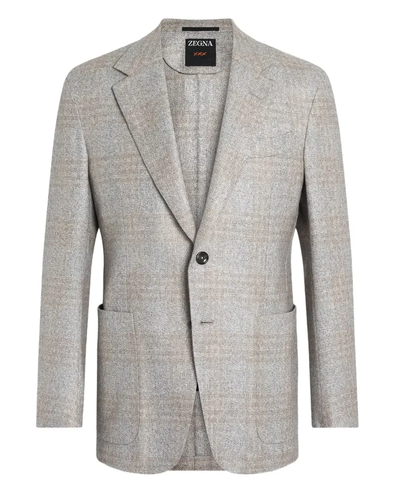 Ermenegildo Zegna Kariertes Sakko - Grau Grau