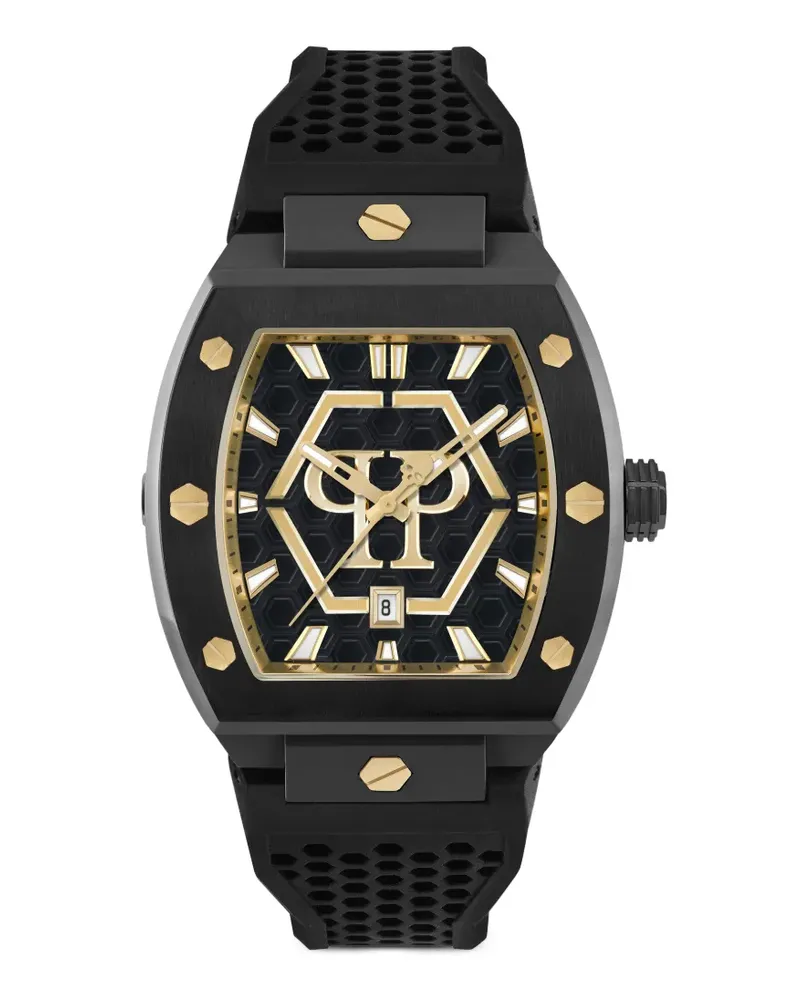 Philipp Plein The Hexagon Phantom Armbanduhr 44mm - Schwarz Schwarz